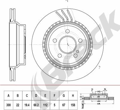 Pilenga V296 - Brake Disc autospares.lv