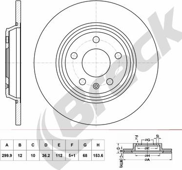 CAR NBD1519 - Brake Disc autospares.lv