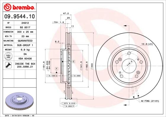 Breco BS 8517 - Brake Disc autospares.lv