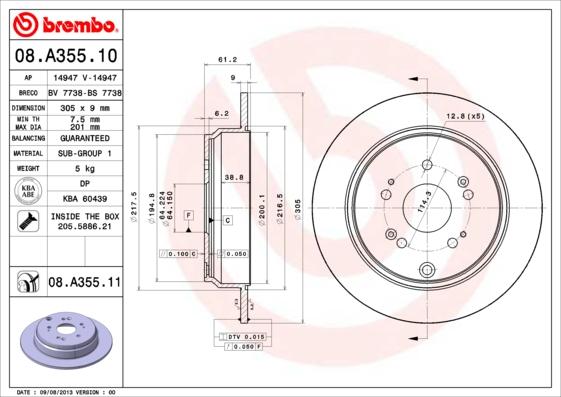 Breco BS 7738 - Brake Disc autospares.lv