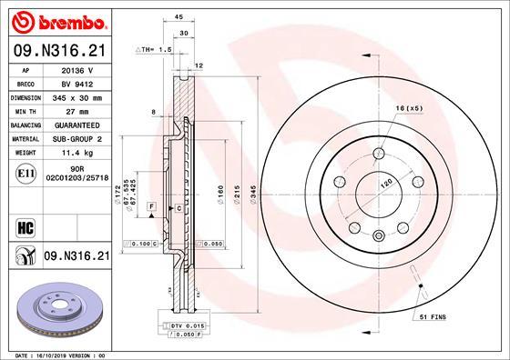 Breco BV 9412 - Brake Disc autospares.lv