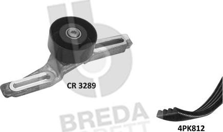 Breda Lorett KCA0058 - V-Ribbed Belt Set autospares.lv