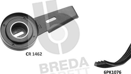Breda Lorett KCA0053 - V-Ribbed Belt Set autospares.lv