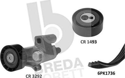 Breda Lorett KCA0035 - V-Ribbed Belt Set autospares.lv