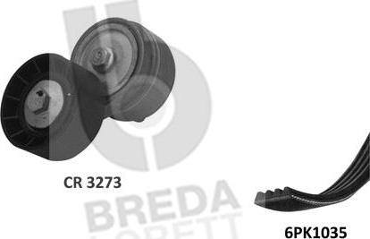 Breda Lorett KCA0031 - V-Ribbed Belt Set autospares.lv