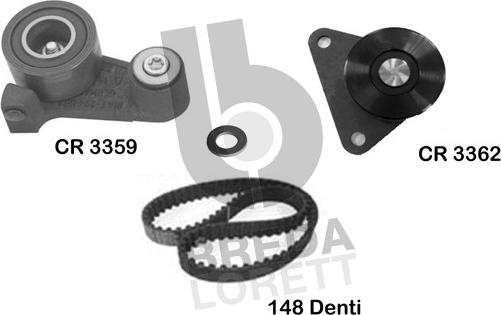 Breda Lorett KCD0401 - Timing Belt Set autospares.lv