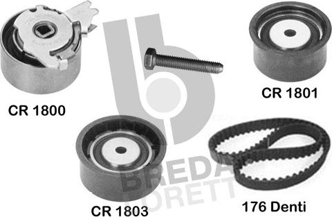 Breda Lorett KCD0614 - Timing Belt Set autospares.lv