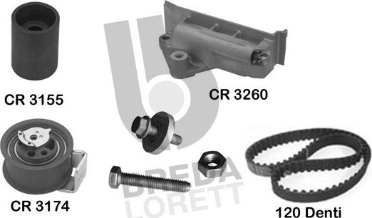 Breda Lorett KCD0618 - Timing Belt Set autospares.lv