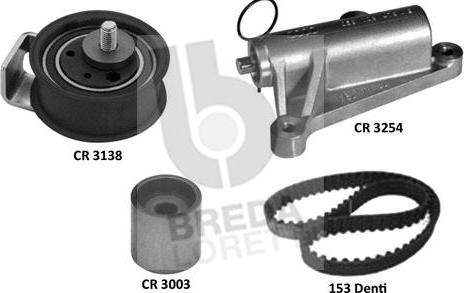 Breda Lorett KCD0623 - Timing Belt Set autospares.lv