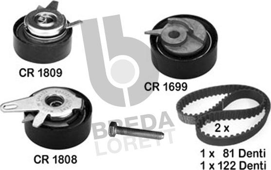 Breda Lorett KCD0064 - Timing Belt Set autospares.lv