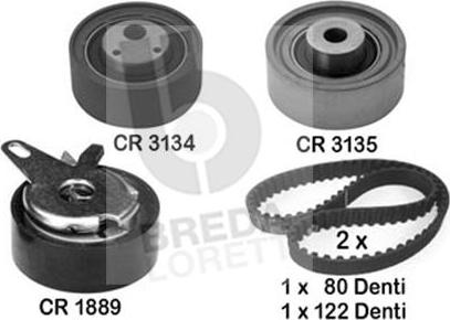 Breda Lorett KCD0008 - Timing Belt Set autospares.lv