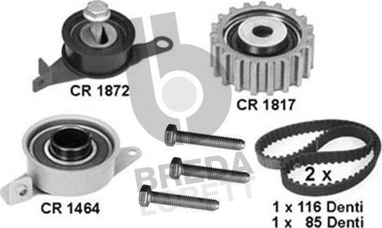 Breda Lorett KCD0010 - Timing Belt Set autospares.lv