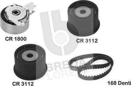 Breda Lorett KCD0369 - Timing Belt Set autospares.lv
