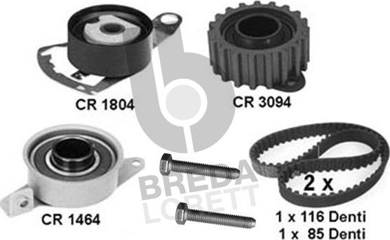 Breda Lorett KCD0362 - Timing Belt Set autospares.lv