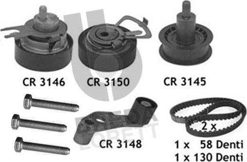 Breda Lorett KCD0288 - Timing Belt Set autospares.lv