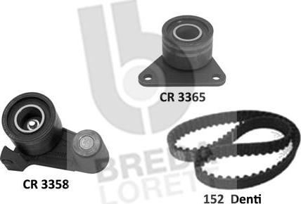 Breda Lorett KCD0766 - Timing Belt Set autospares.lv