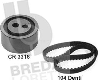 Breda Lorett KCD0716 - Timing Belt Set autospares.lv