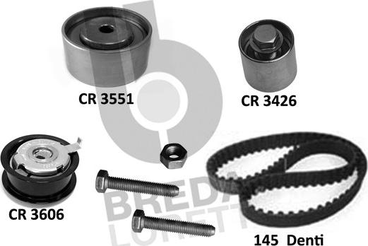 Breda Lorett KCD0780 - Timing Belt Set autospares.lv