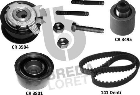 Breda Lorett KCD0732 - Timing Belt Set autospares.lv