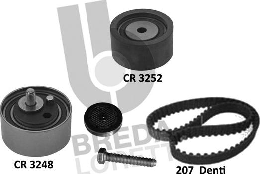 Breda Lorett KCD0771 - Timing Belt Set autospares.lv