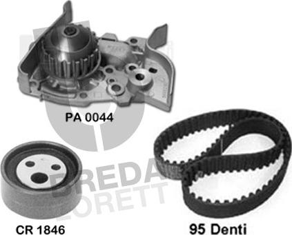 Breda Lorett KPA0057B - Water Pump & Timing Belt Set autospares.lv