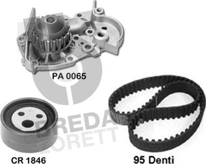 Breda Lorett KPA0057C - Water Pump & Timing Belt Set autospares.lv