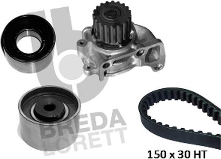 Breda Lorett KPA0350A - Water Pump & Timing Belt Set autospares.lv