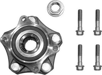 Breda Lorett KRT7656 - Wheel hub, bearing Kit autospares.lv