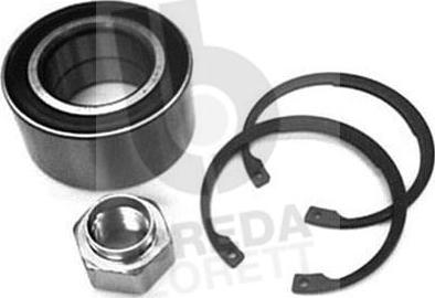 Breda Lorett KRT7116 - Wheel hub, bearing Kit autospares.lv