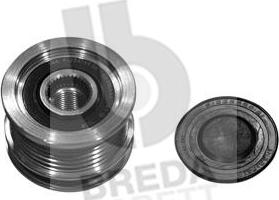 Breda Lorett RLA4040 - Pulley, alternator, freewheel clutch autospares.lv