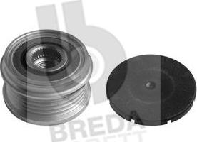 Breda Lorett RLA4082 - Pulley, alternator, freewheel clutch autospares.lv