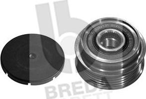 Breda Lorett RLA5317 - Pulley, alternator, freewheel clutch autospares.lv