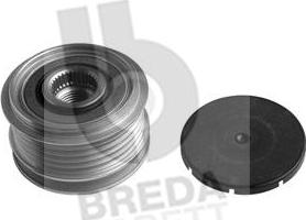 Breda Lorett RLA5322 - Pulley, alternator, freewheel clutch autospares.lv