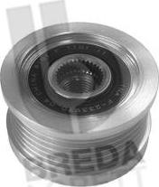 Breda Lorett RLA5249 - Pulley, alternator, freewheel clutch autospares.lv