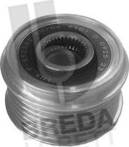 Breda Lorett RLA5250 - Pulley, alternator, freewheel clutch autospares.lv