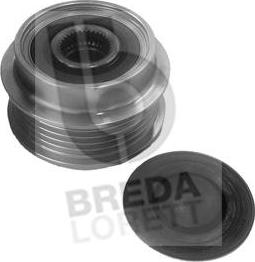 Breda Lorett RLA5251 - Pulley, alternator, freewheel clutch autospares.lv