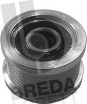 Breda Lorett RLA5252 - Pulley, alternator, freewheel clutch autospares.lv