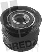 Breda Lorett RLA3908 - Pulley, alternator, freewheel clutch autospares.lv