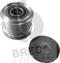 Breda Lorett RLA3929 - Pulley, alternator, freewheel clutch autospares.lv