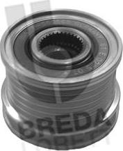 Breda Lorett RLA3927 - Pulley, alternator, freewheel clutch autospares.lv