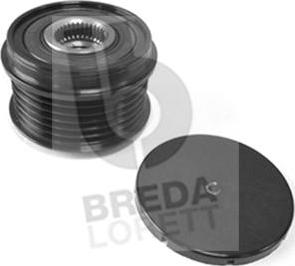 Breda Lorett RLA3557 - Pulley, alternator, freewheel clutch autospares.lv