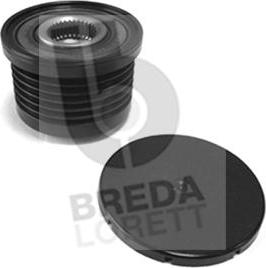 Breda Lorett RLA3509 - Pulley, alternator, freewheel clutch autospares.lv