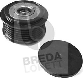 Breda Lorett RLA3534 - Pulley, alternator, freewheel clutch autospares.lv