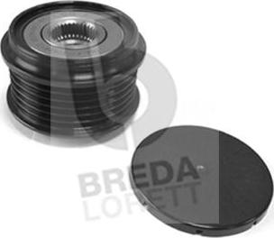 Breda Lorett RLA3521 - Pulley, alternator, freewheel clutch autospares.lv