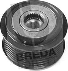 Breda Lorett RLA3608 - Pulley, alternator, freewheel clutch autospares.lv