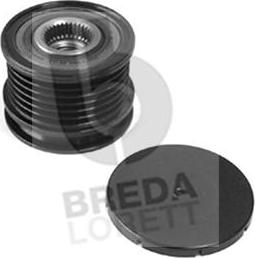 Breda Lorett RLA3618 - Pulley, alternator, freewheel clutch autospares.lv