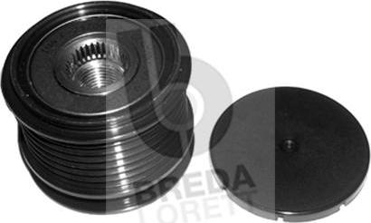 Breda Lorett RLA3621 - Pulley, alternator, freewheel clutch autospares.lv