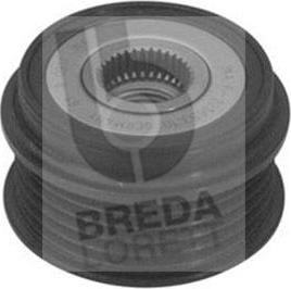 Breda Lorett RLA3143 - Pulley, alternator, freewheel clutch autospares.lv