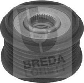 Breda Lorett RLA3156 - Pulley, alternator, freewheel clutch autospares.lv