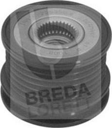 Breda Lorett RLA3161 - Pulley, alternator, freewheel clutch autospares.lv